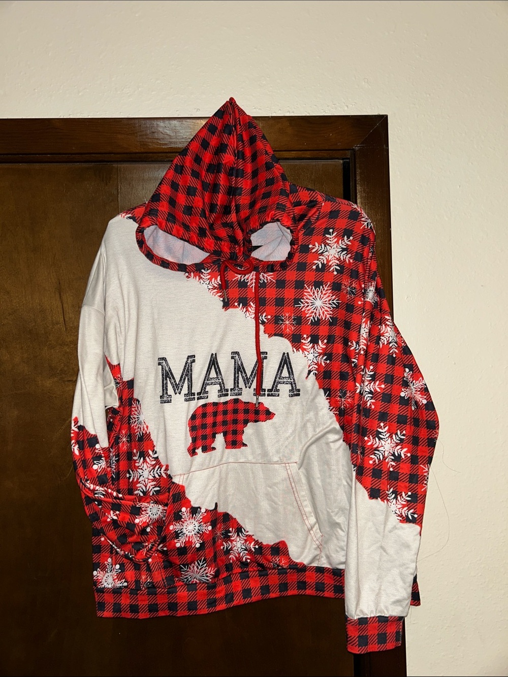Mama Bear Fashion Hoodie Winter inspired XL poly blend